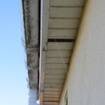 gutter cleaning before side wall